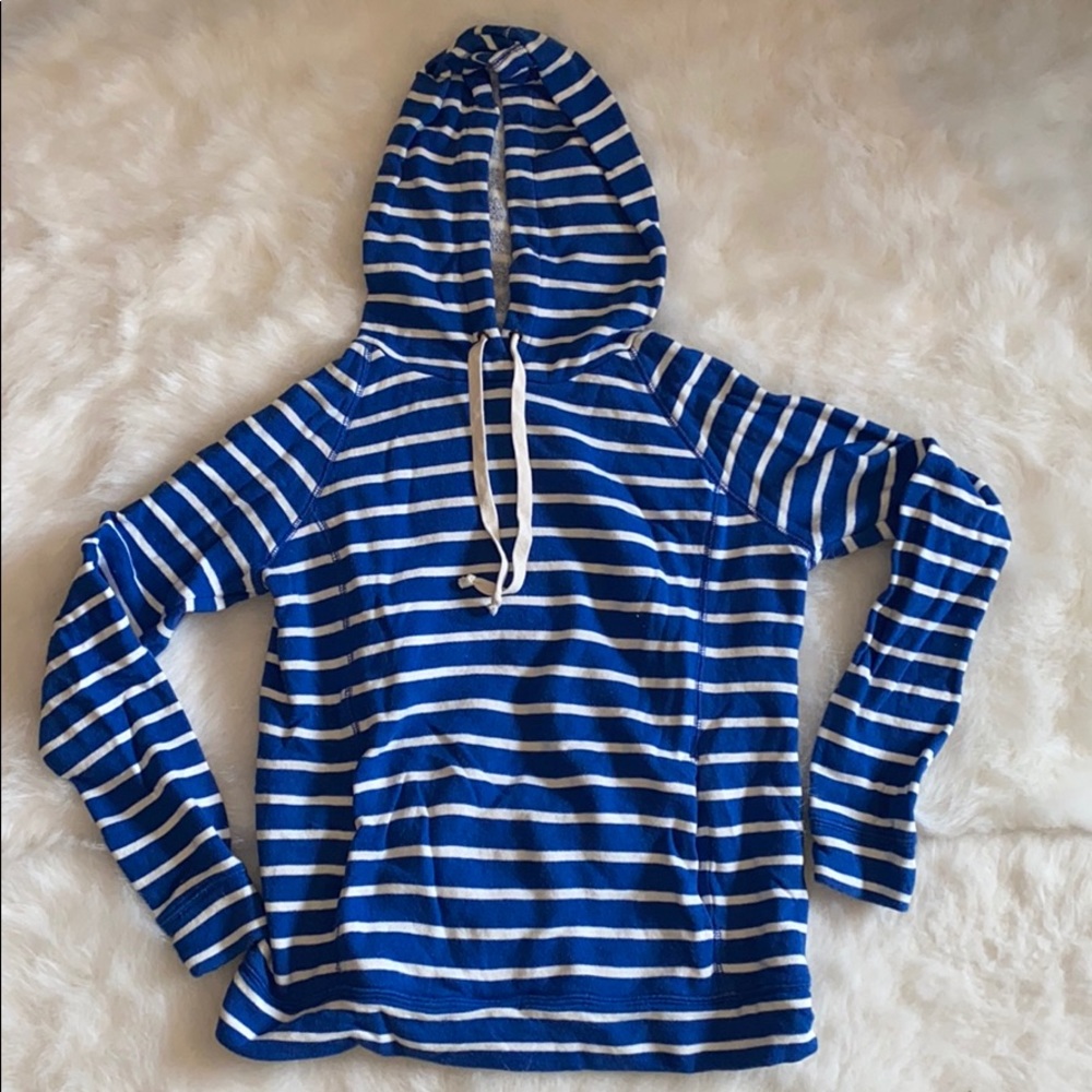 jcrew striped sweatshirt